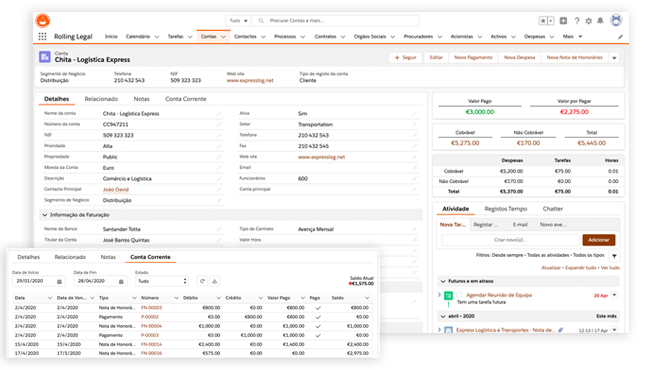Beneficie de uma visão 360° do Cliente