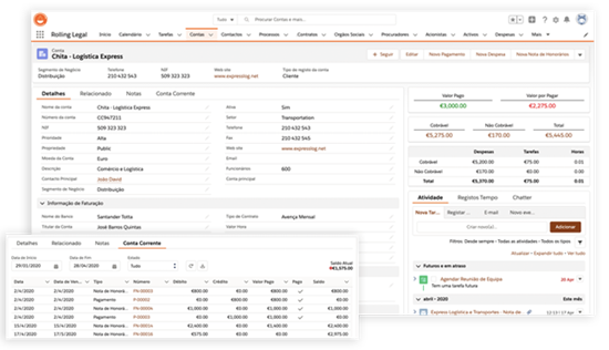 Beneficie de uma visão 360° do Cliente